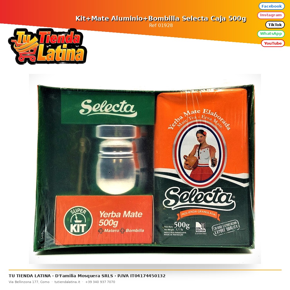 Kit+Aluminum Mate+Select Scatola Lampadine 500g