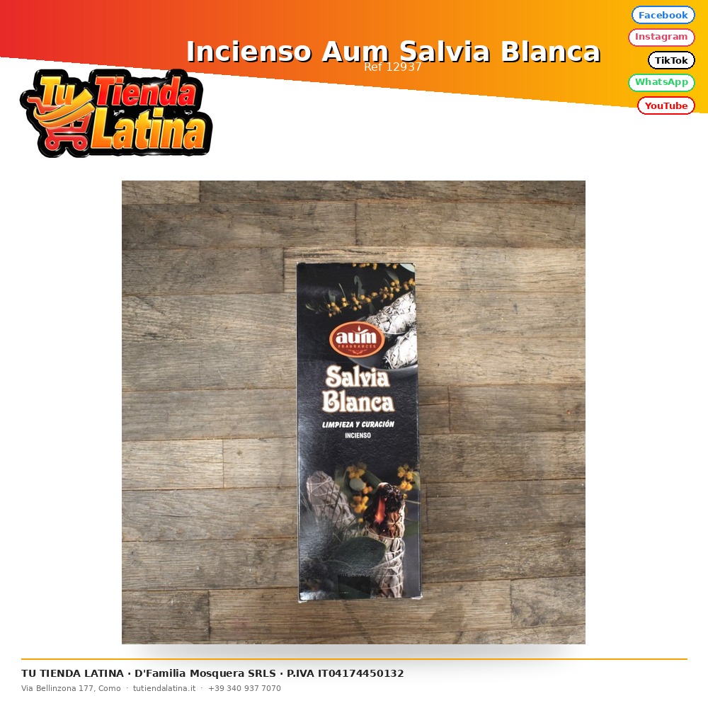 Aum White Sage Incense