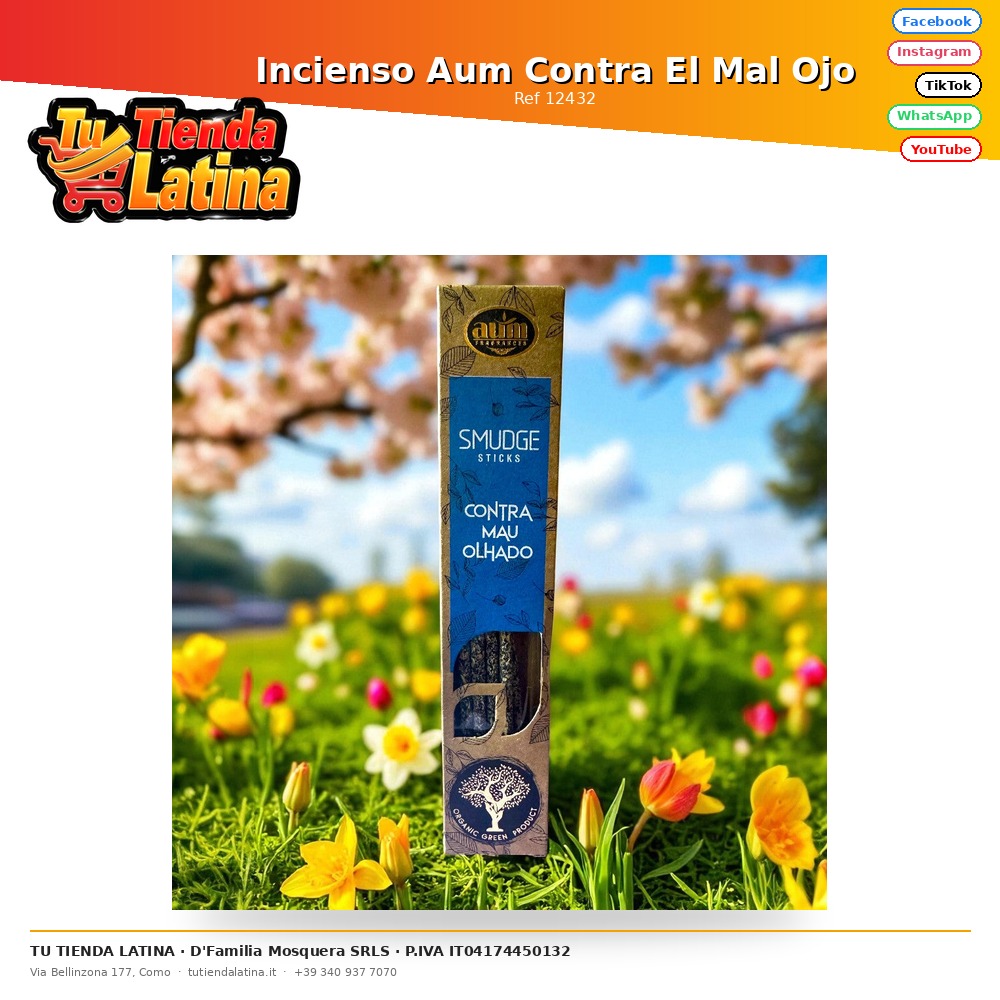 Incienso Aum Contra El Mal Ojo
