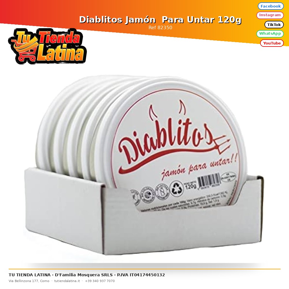 ​Diablitos Ham Spread 120g