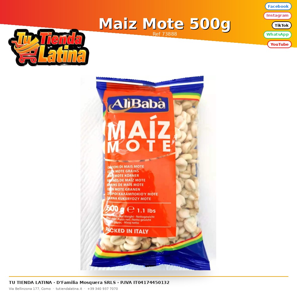 Maiz Mote 500g