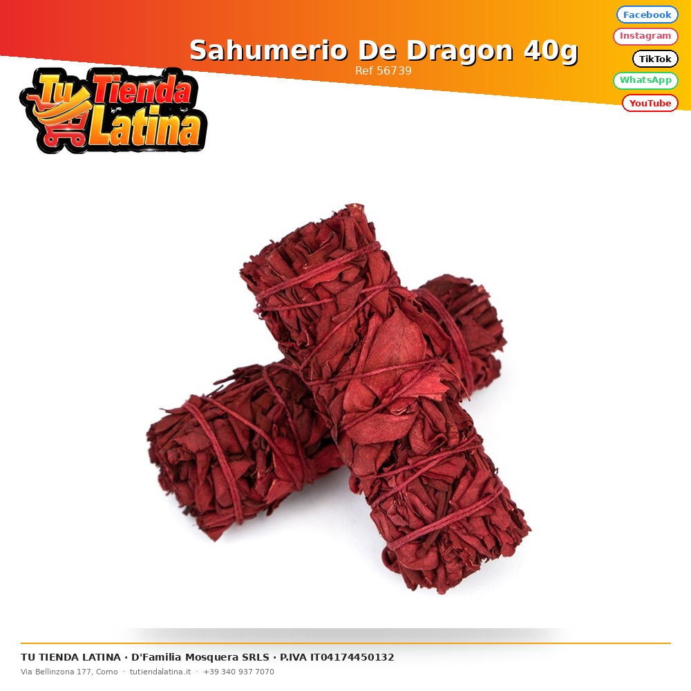 Sahumerio De Dragon 40g