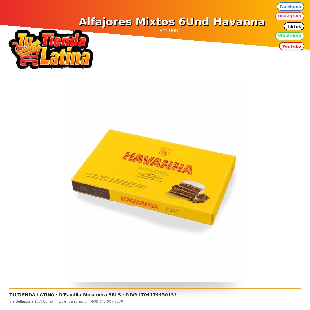 Alfajores Mixtos 6Und Havanna