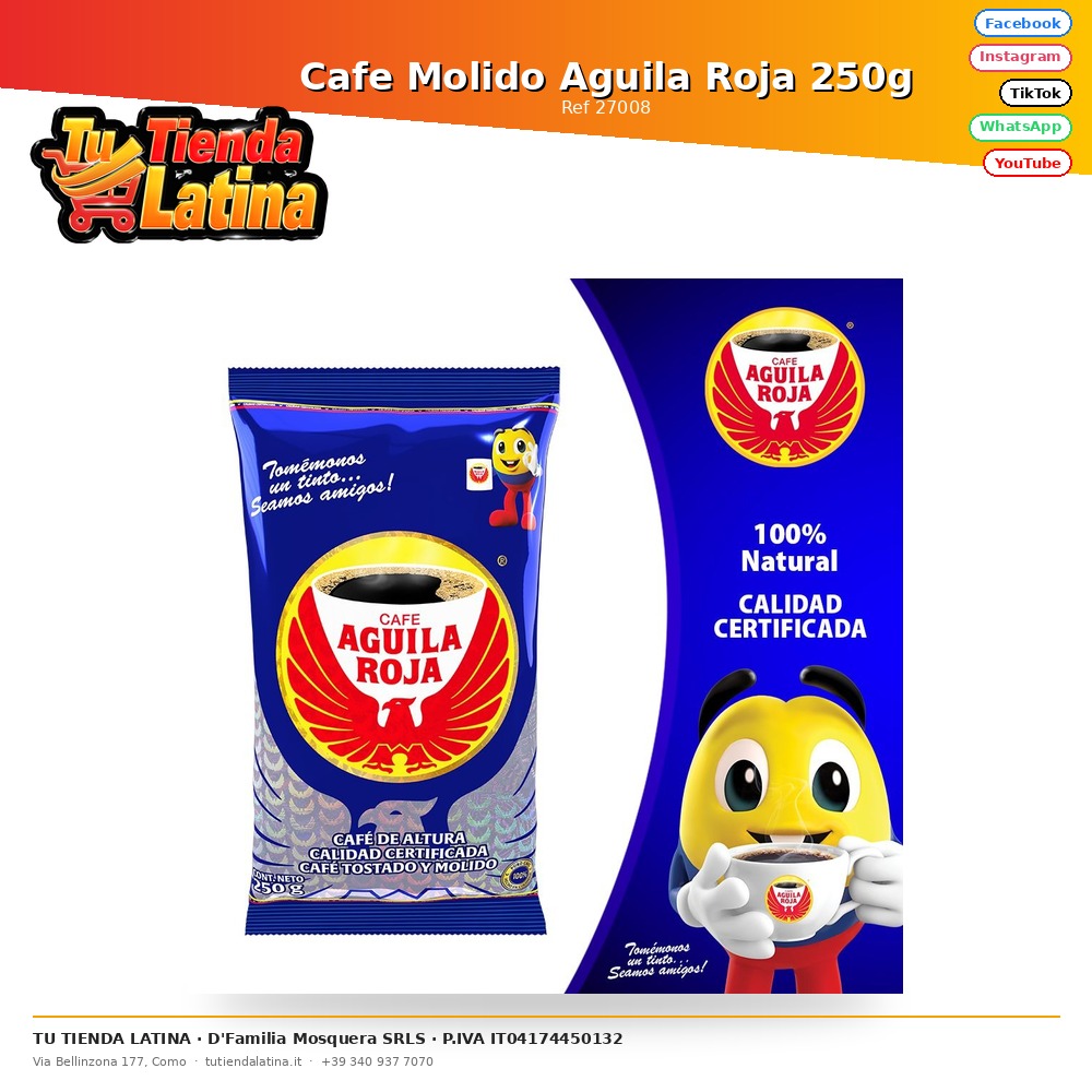 Red Eagle Ground Coffee 250g
