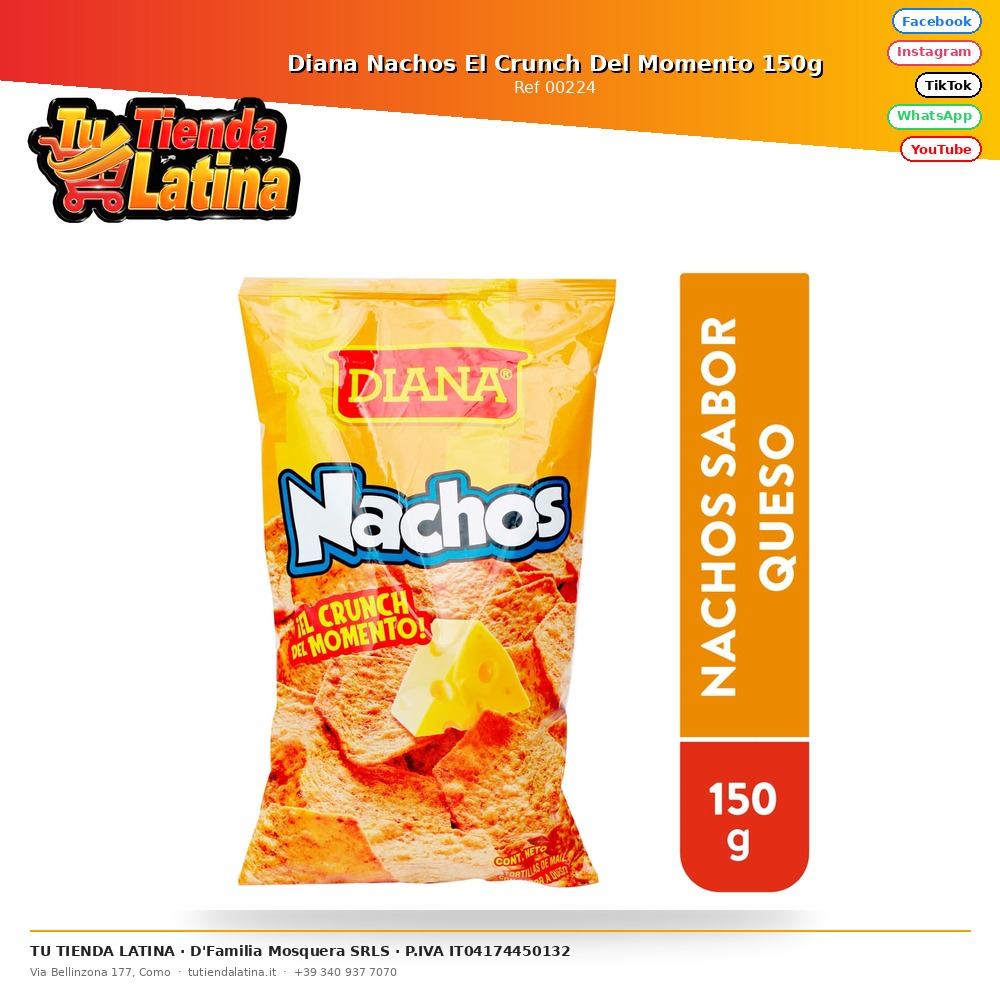 Diana Nachos El Crunch Del Momento 150g