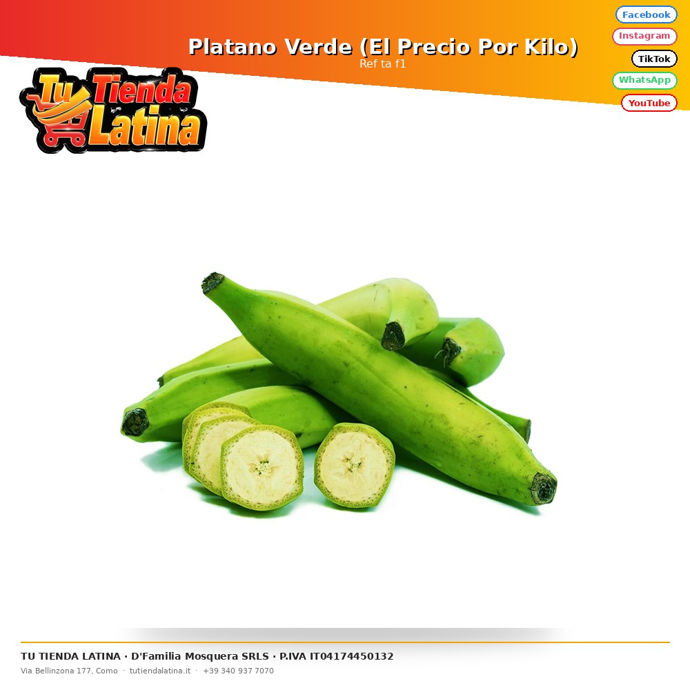Platano Verde (El Precio Por Kilo)