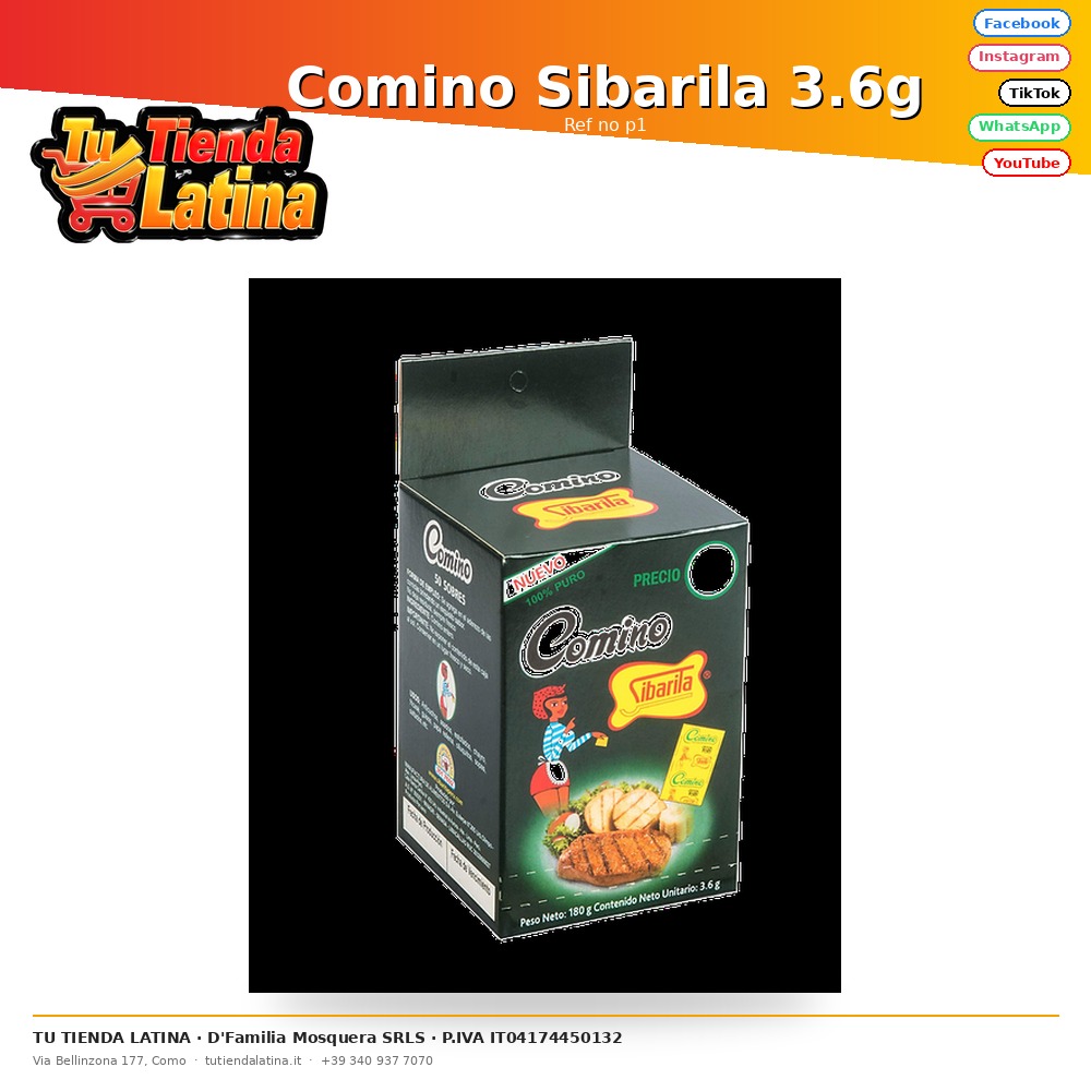 Comino Sibarila 3.6g
