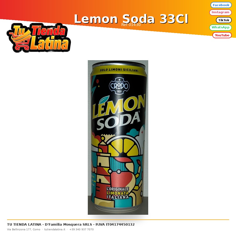 Lemon Soda 33Cl