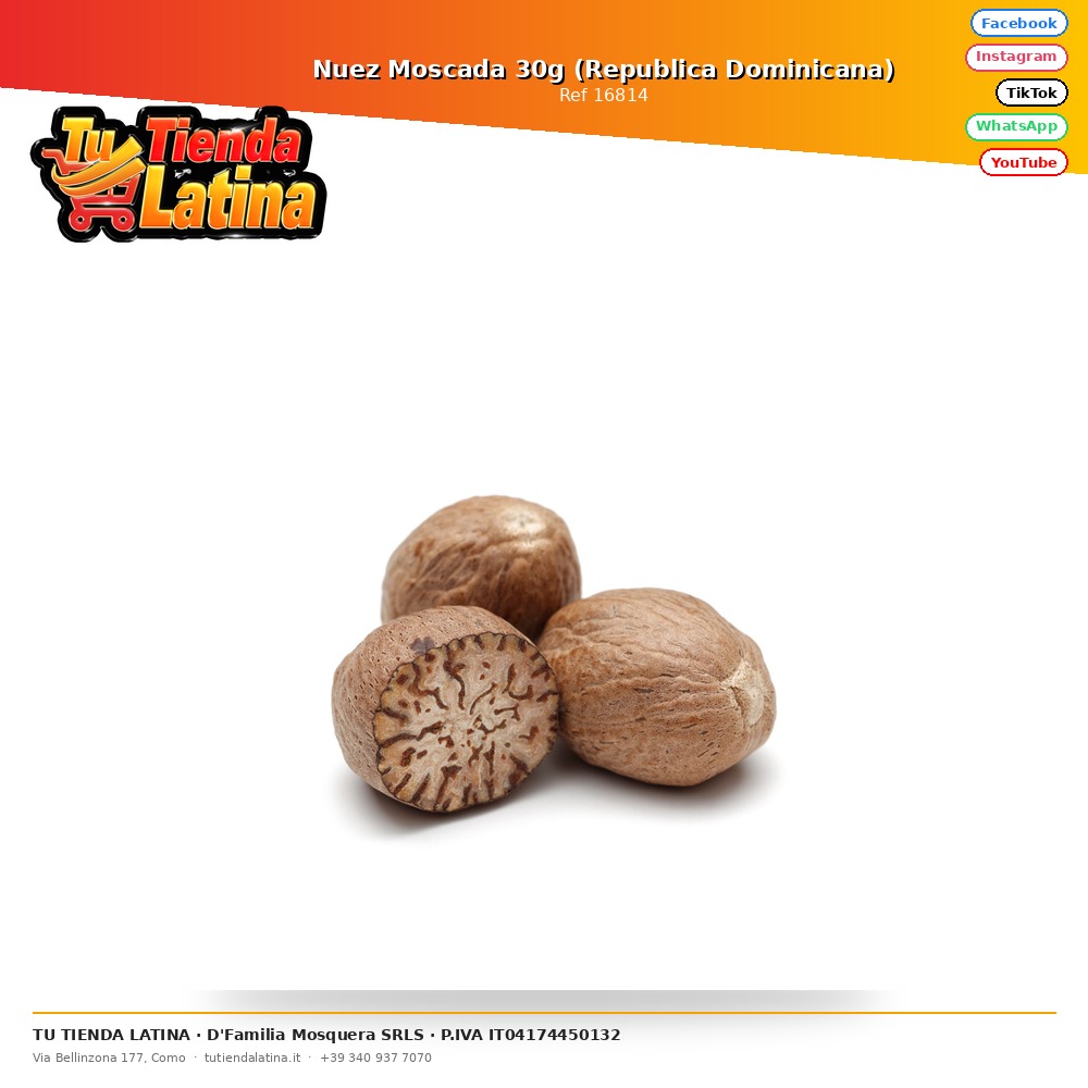 Nutmeg 30g (Dominican Republic)