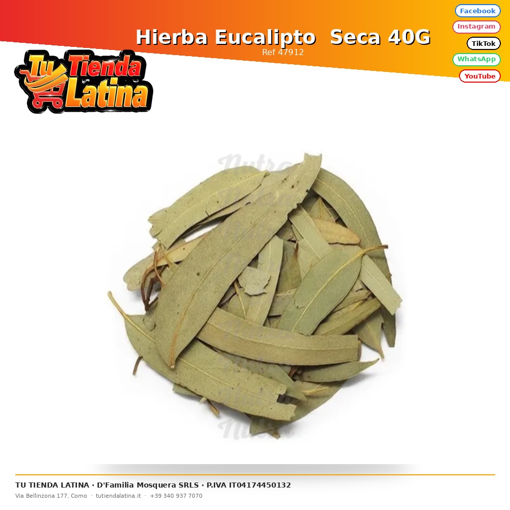 Hierba Eucalipto  Seca 40G