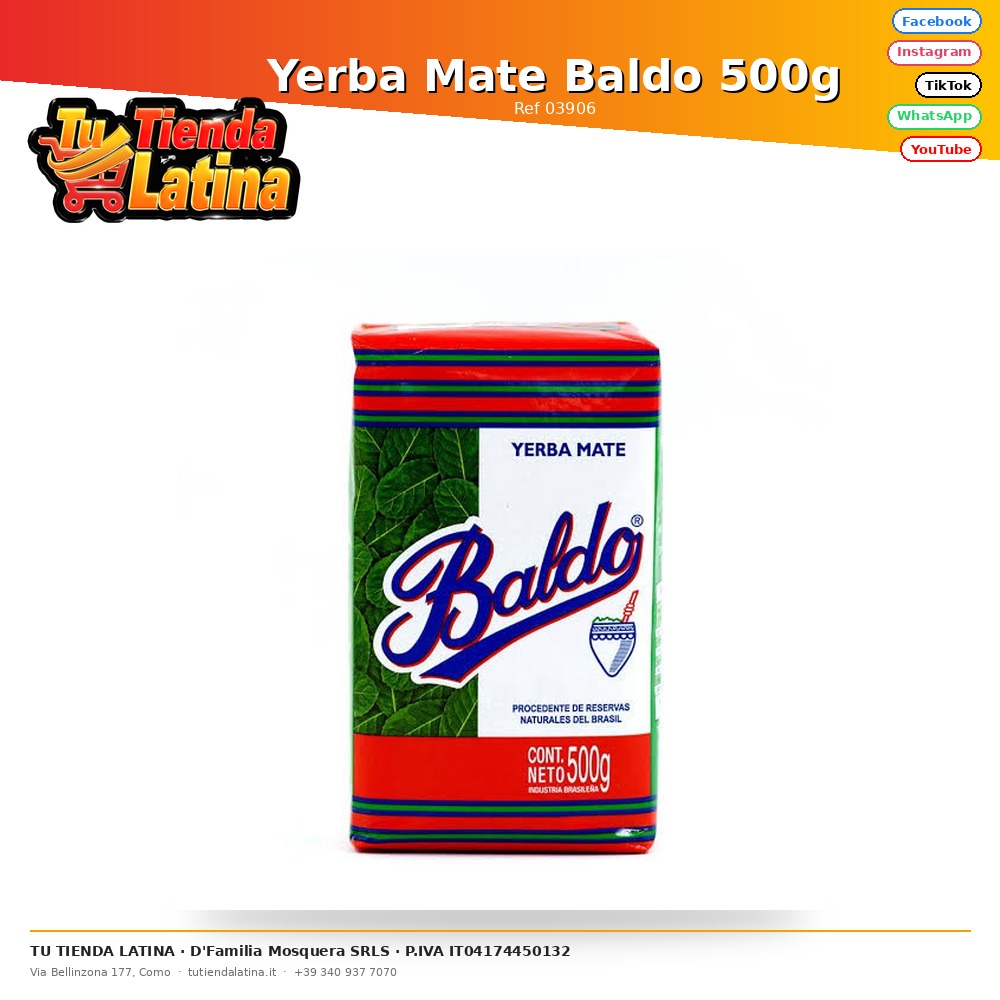 Yerba Mate Baldo 500g