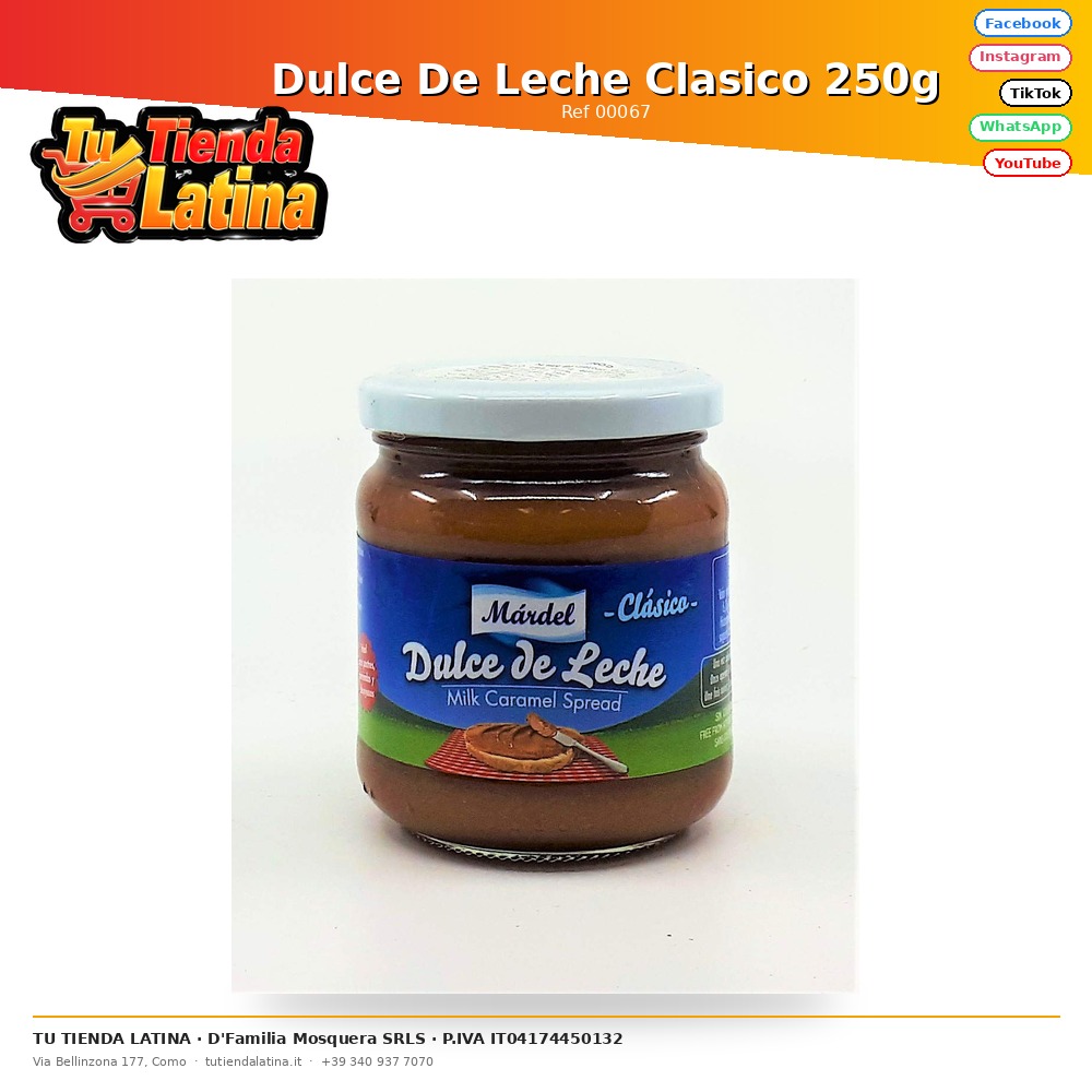 Dulce De Leche Clasico 250g