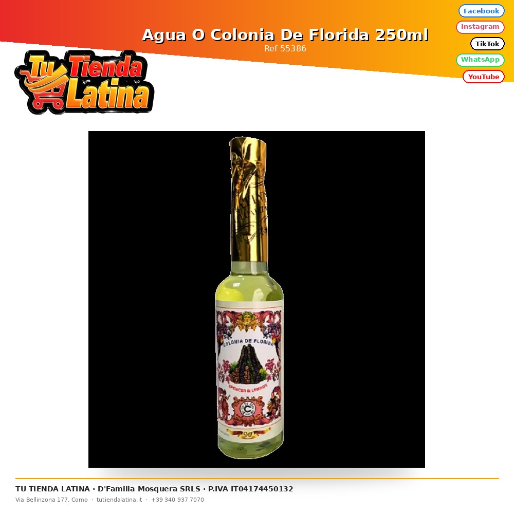 Florida Acqua O Colonia 250ml