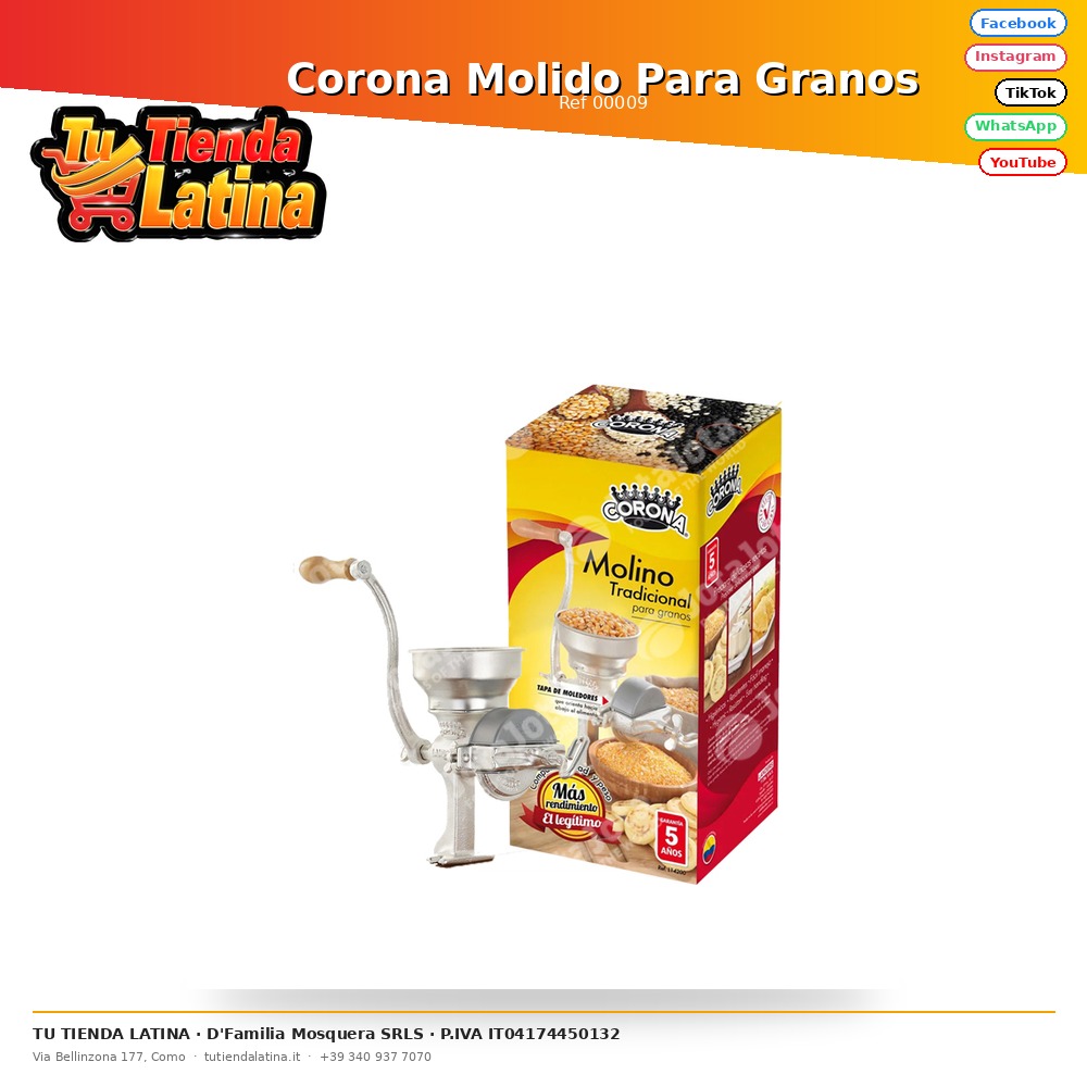 Corona Macinata Per Cereali