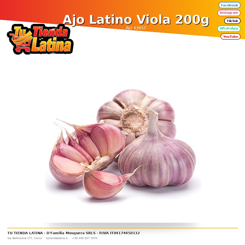 Ajo Latino Viola 200g