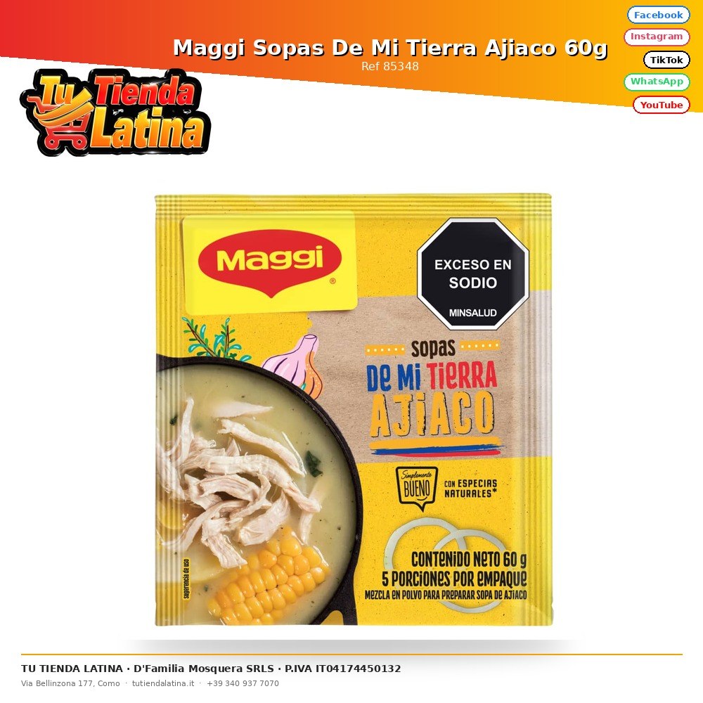 Maggi Soups From My Land Ajiaco 60g