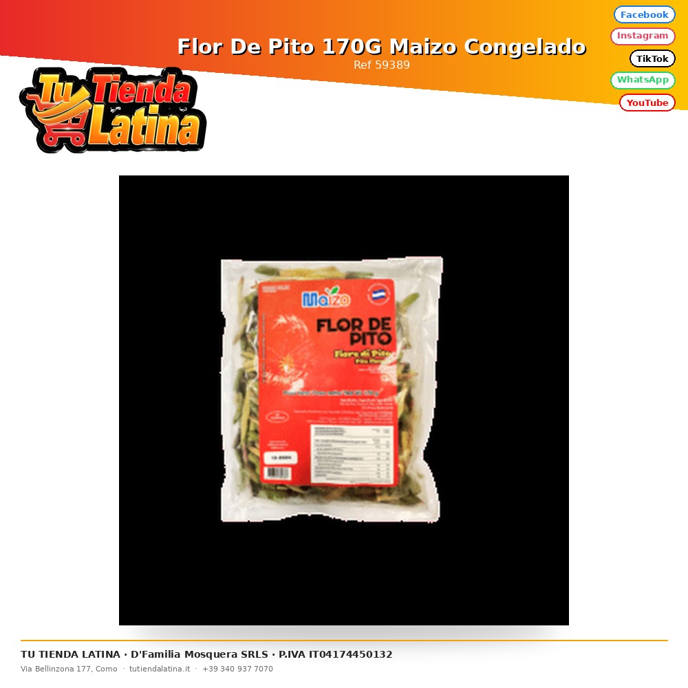 Flor De Pito 170G Maizo Congelado