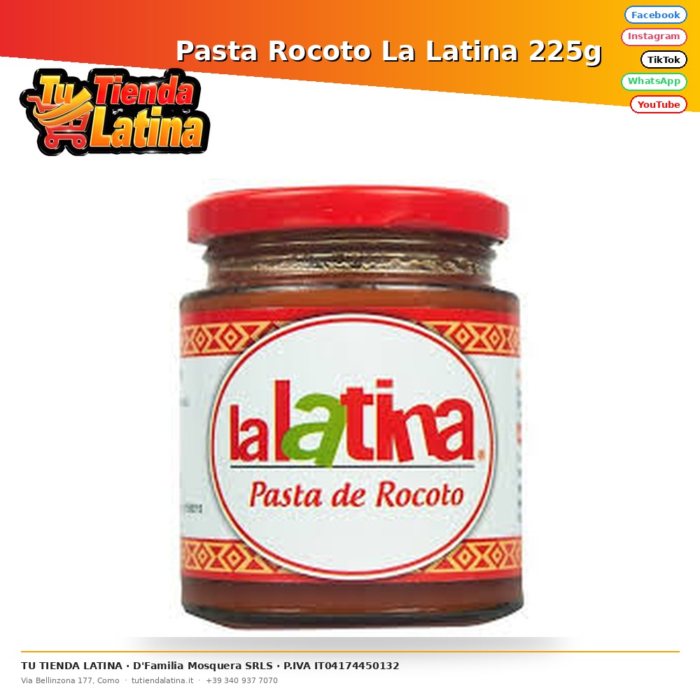 Rocoto Pasta La Latina 225g