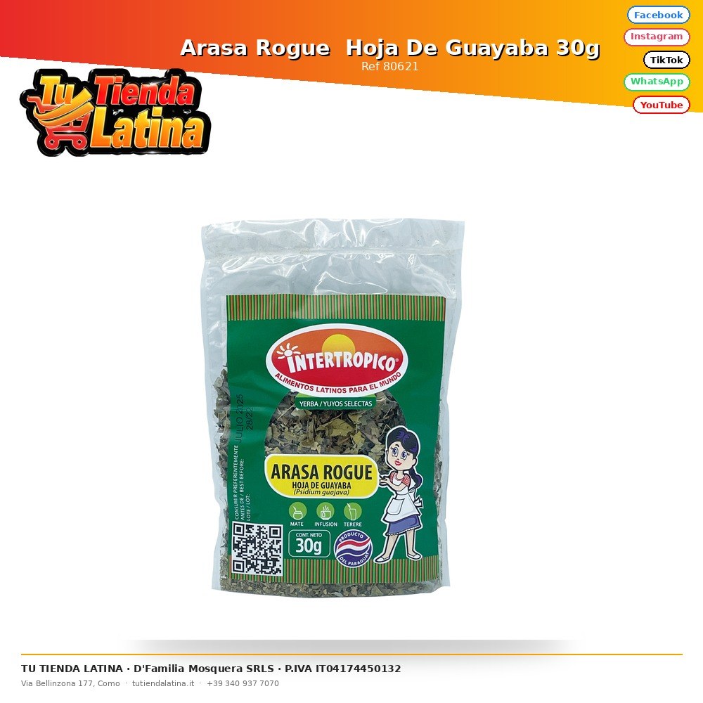 Arasa Rogue Foglia di Guava 30g
