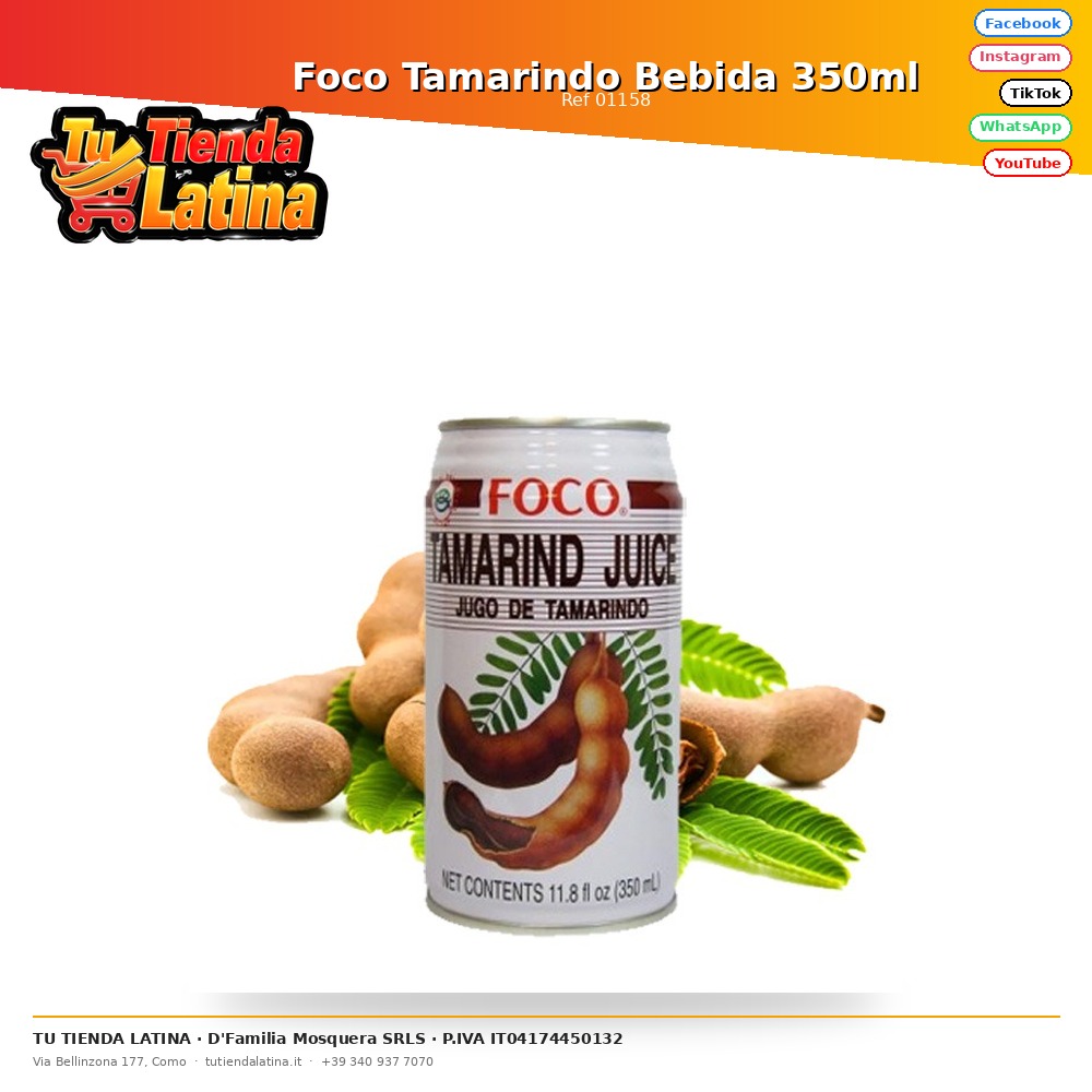 Foco Tamarindo Bebida 350ml