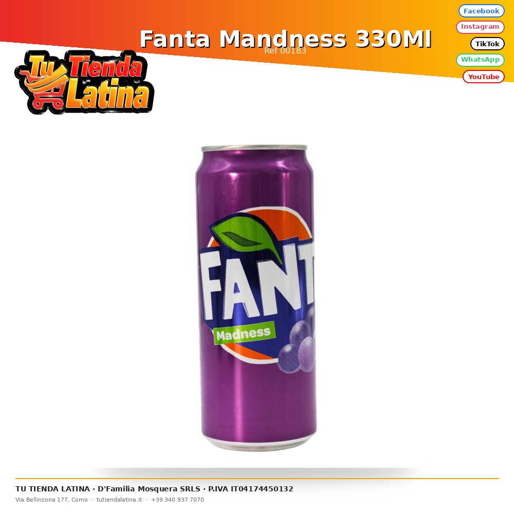 Fanta Mandness 330Ml