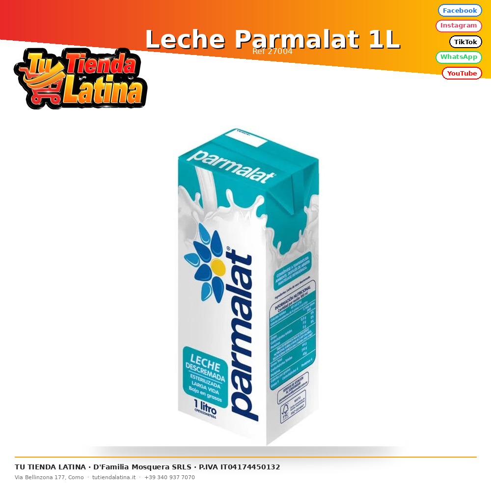 Leche Parmalat 1L