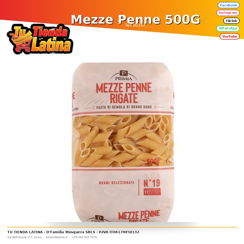 Mezze Penne 500G