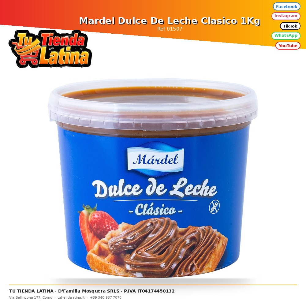 Mardel Dulce De Leche Clasico 1Kg