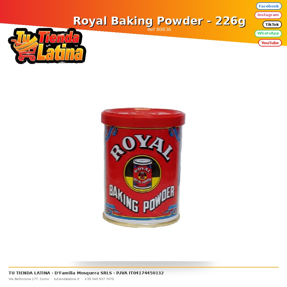 Royal Baking Powder - 226g