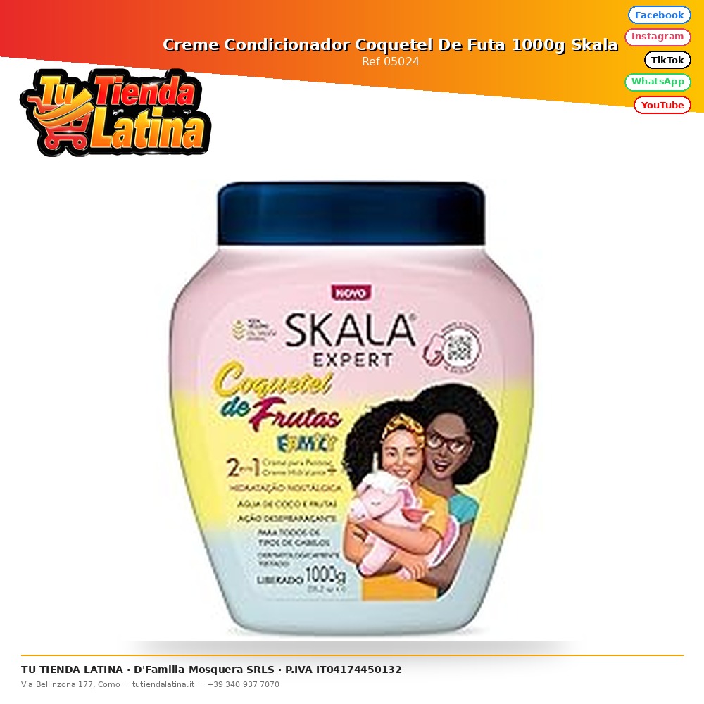Futa Coquetel Conditioning Creme 1000g Skala