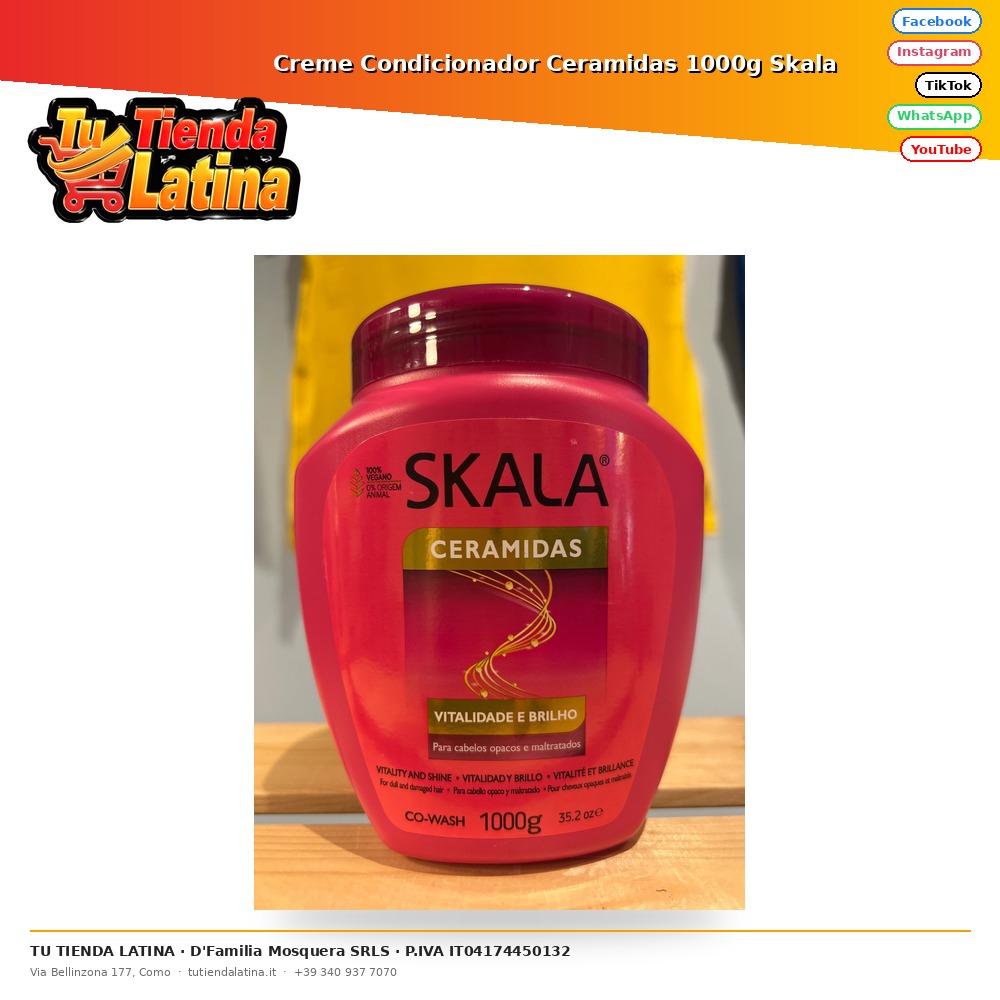 Ceramides Conditioning Creme 1000g Skala