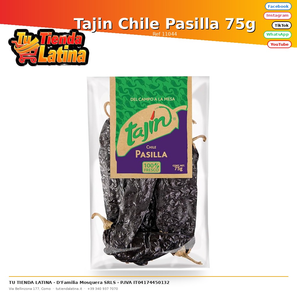 Tajin Chile Pasilla 75g