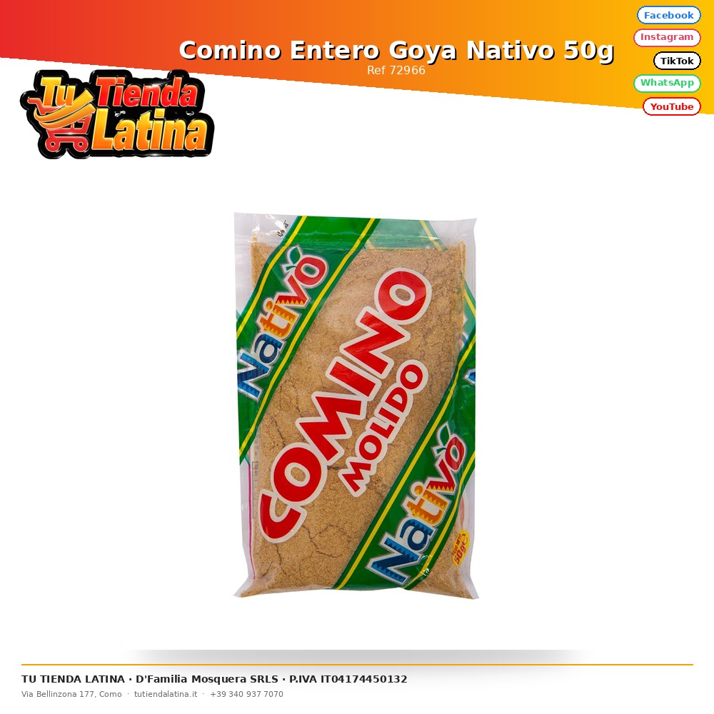 Comino Entero Goya Nativo 50g