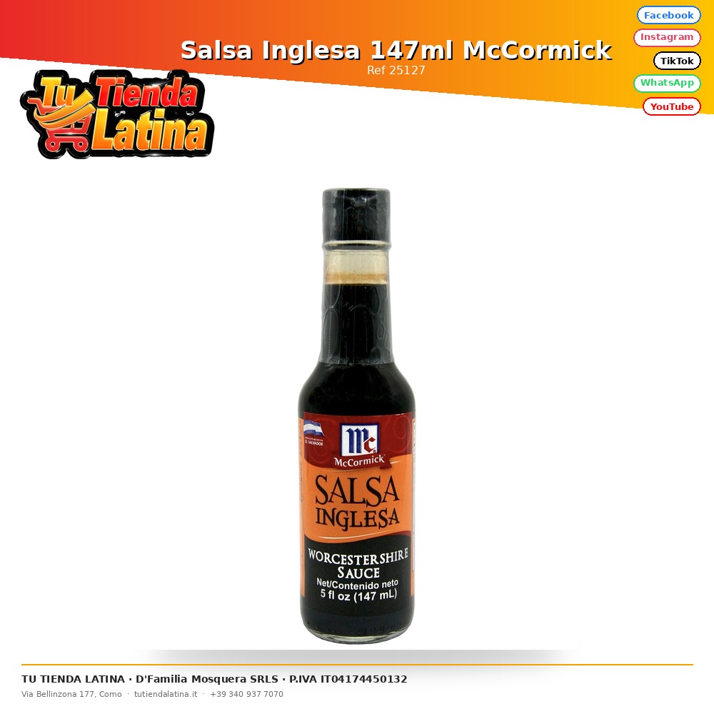 Salsa Inglesa 147ml McCormick