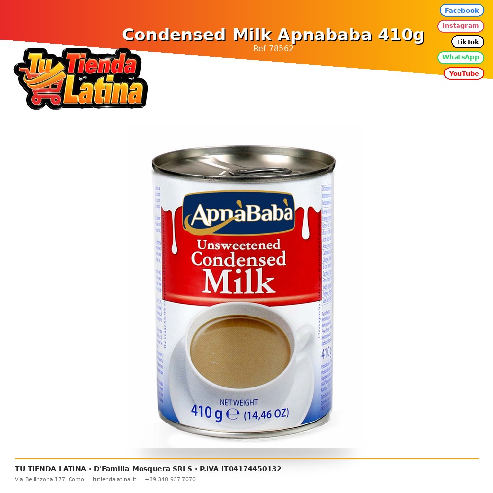 Condensed Milk Apnababa 410g