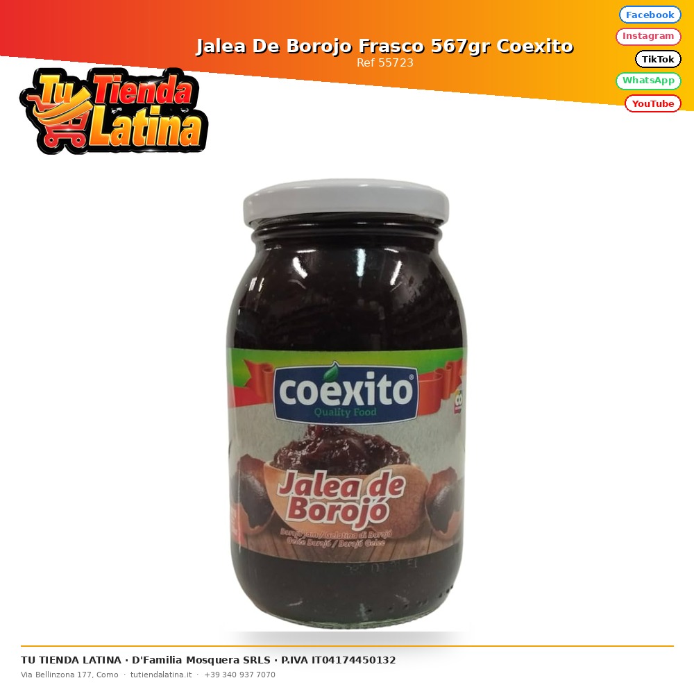 Jalea De Borojo Frasco 567gr Coexito