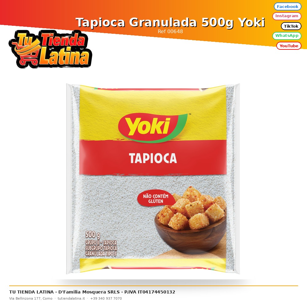 Tapioca Granulada 500g Yoki