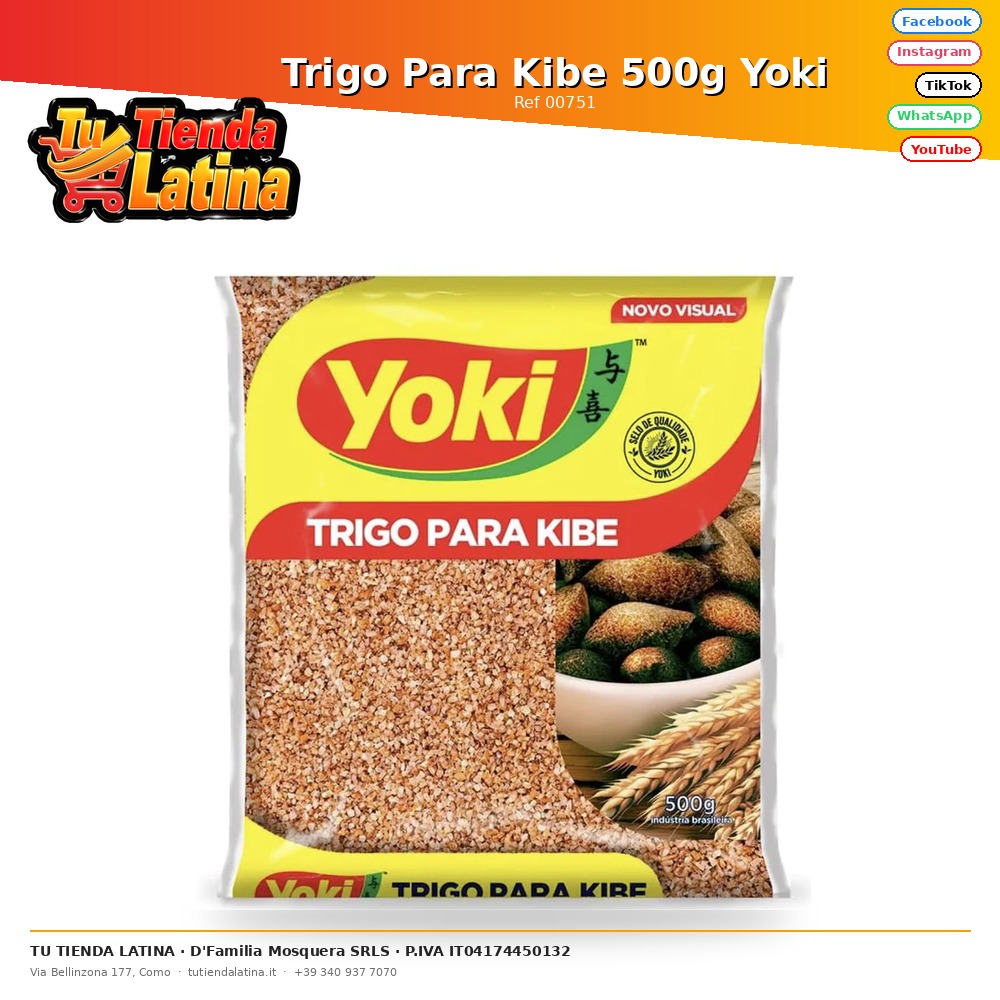 Wheat For Kibe 500g Yoki