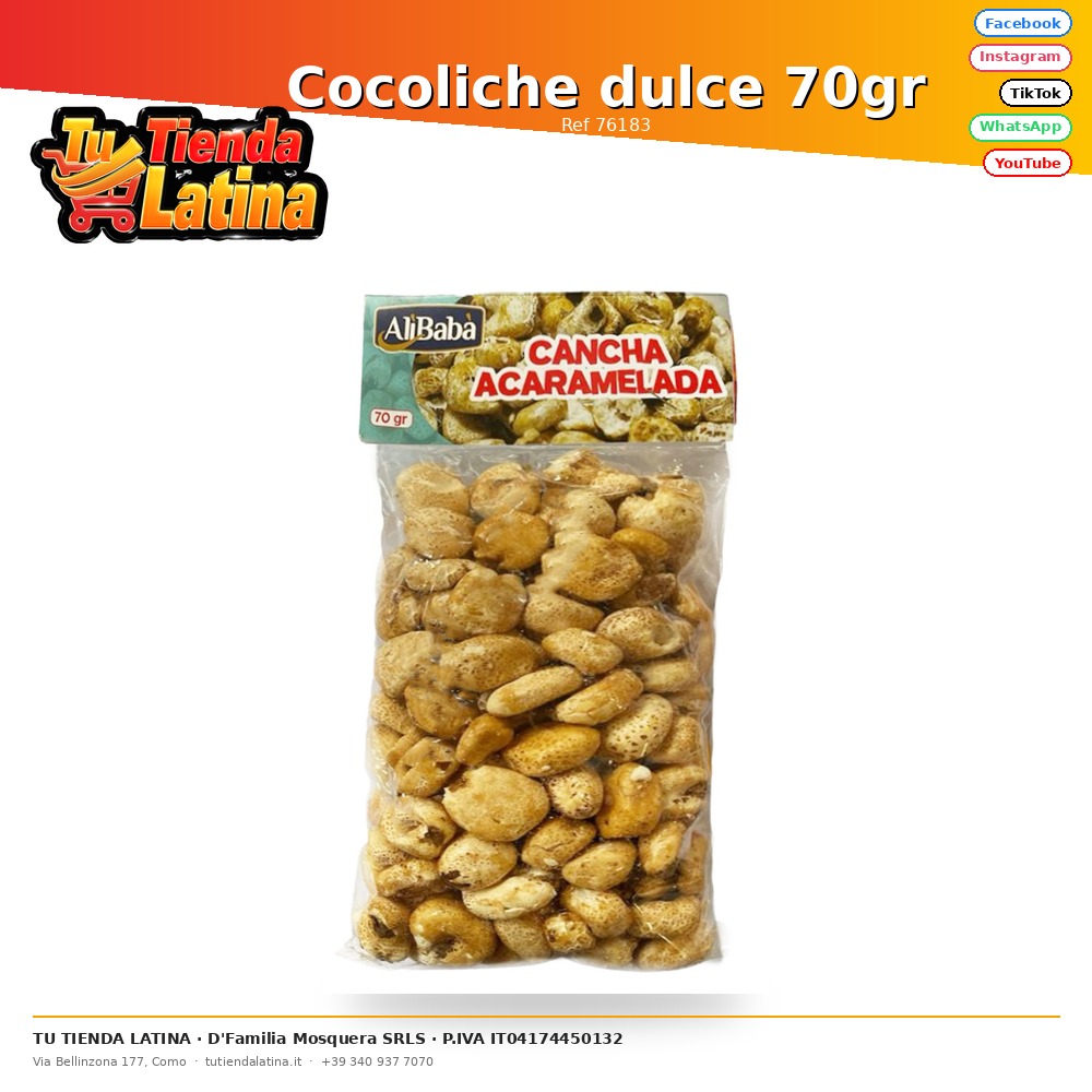 Cocoliche dulce 70gr