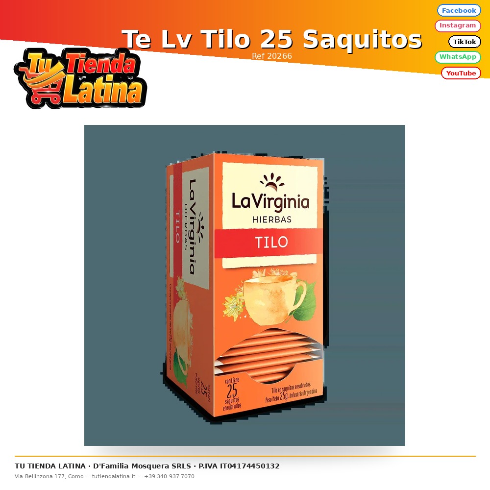 Te Lv Tilo 25 Saquitos