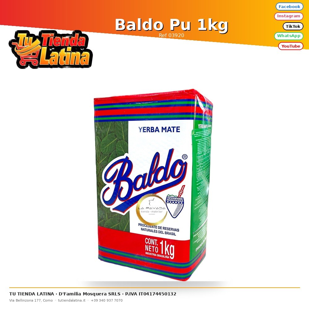 Baldo Yerba Mate Pu 1kg