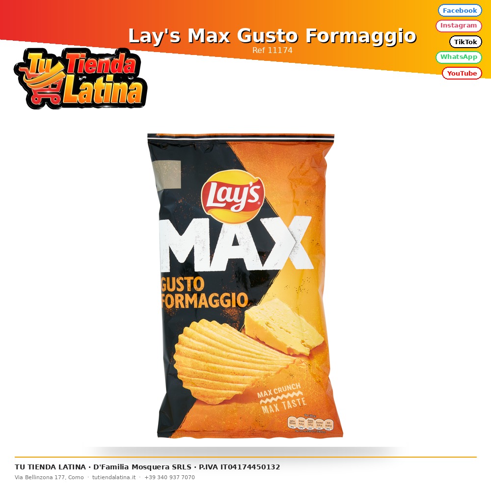 Lay's Max Gusto Formaggio