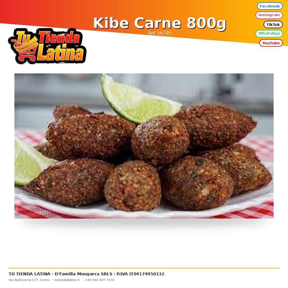 Kibe Carne 800g