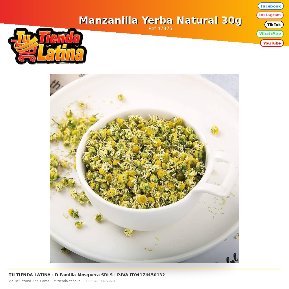 Yerba Camomilla Naturale 30g