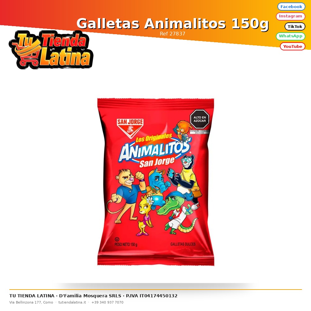 Galletas Animalitos 150g