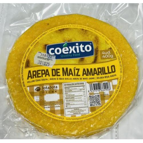 AREPA MAIZ AMARILLO CONGELADA 5ud 450gr COEXITO