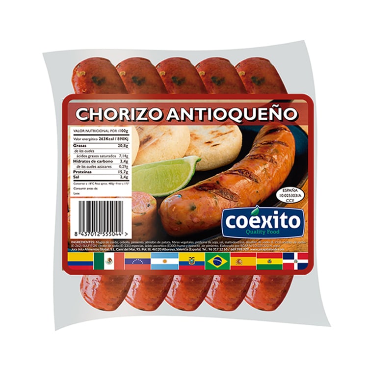 CHORIZO SANTARROSANO CONGELADO GRANDE 500g COEXITO