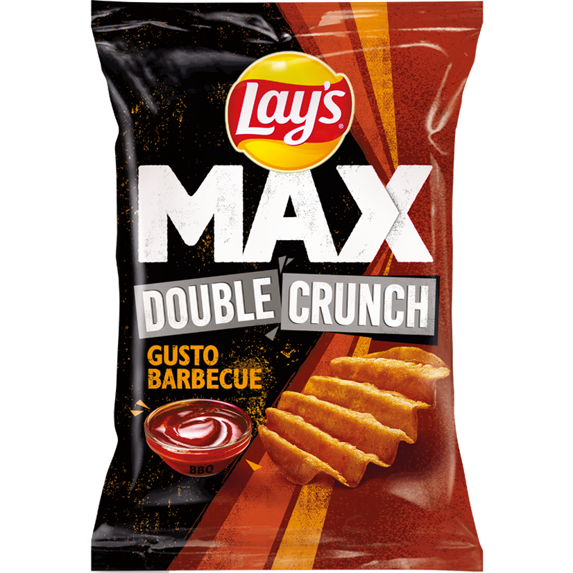 Lay s Max Double Crunch Gusto Barbecue 