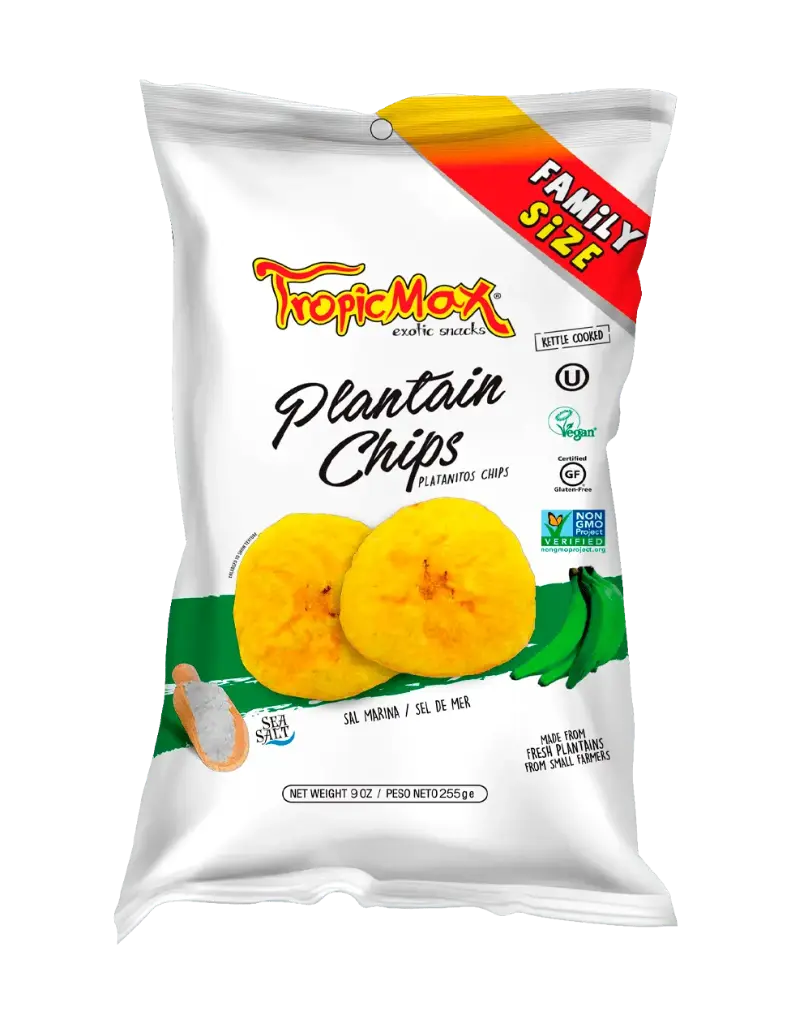 Platanitos Chips Salidos 255g Tropicmax