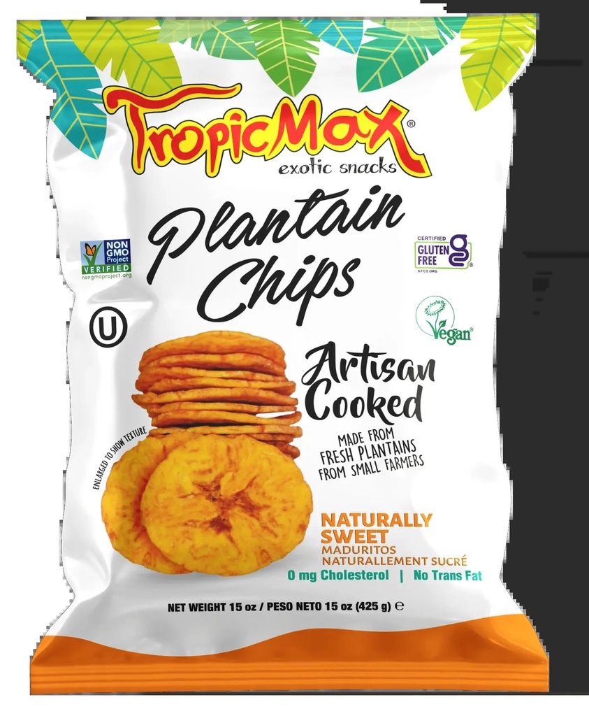 Chips di Platano Maturo 255g Tropicmax